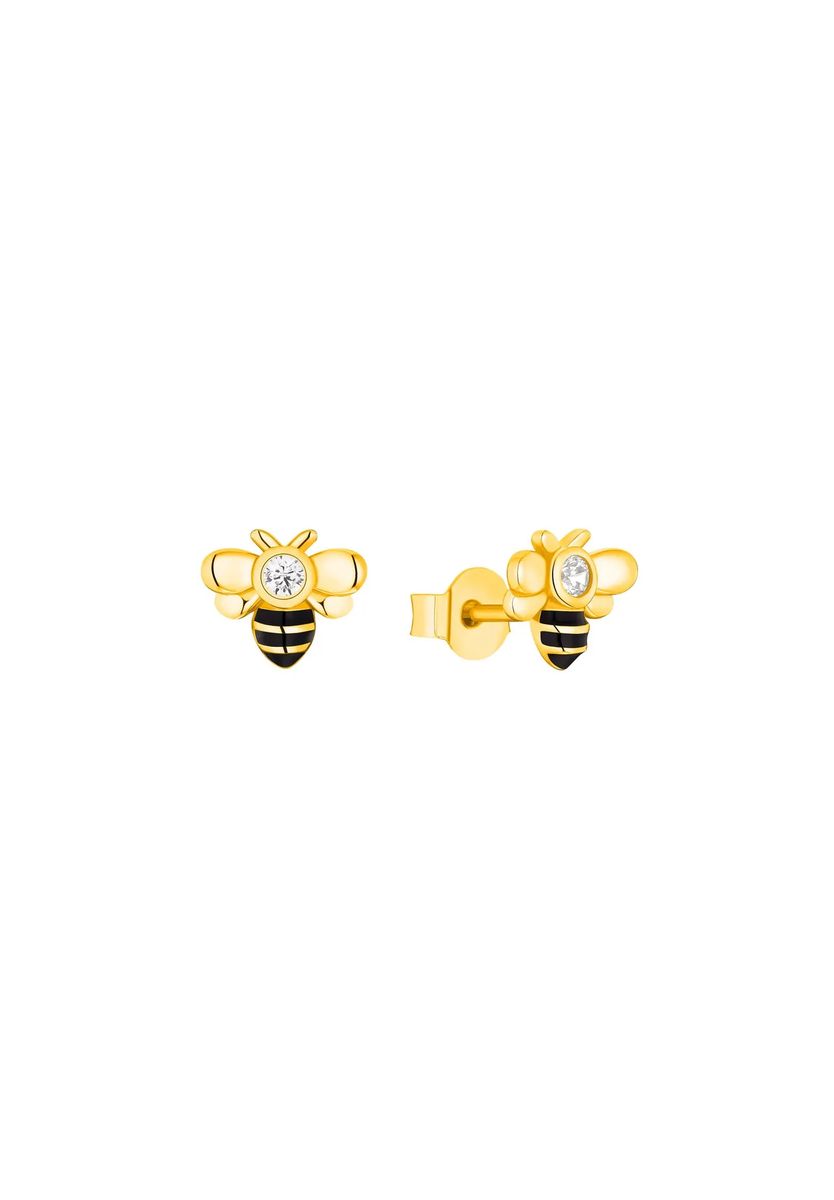 Funkelnde Bienen-Ohrstecker