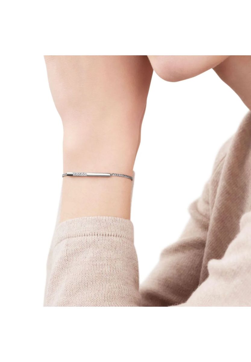 Zierliches Silber-Armband mit Stab