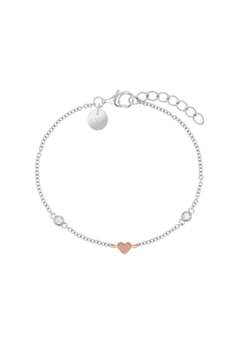 Zartes Armband mit Herz und Zirkonia