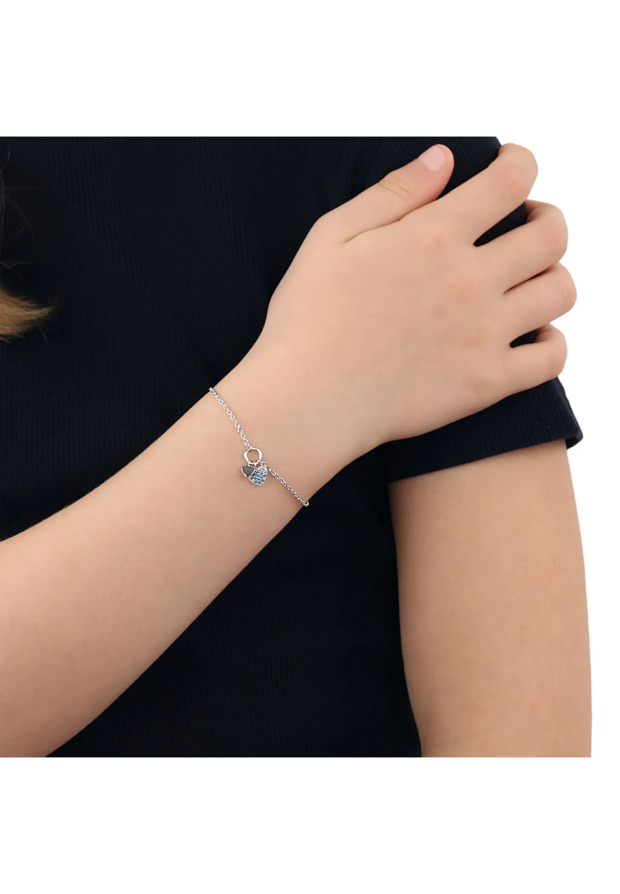 Filigranes Herz-Anhänger Armband