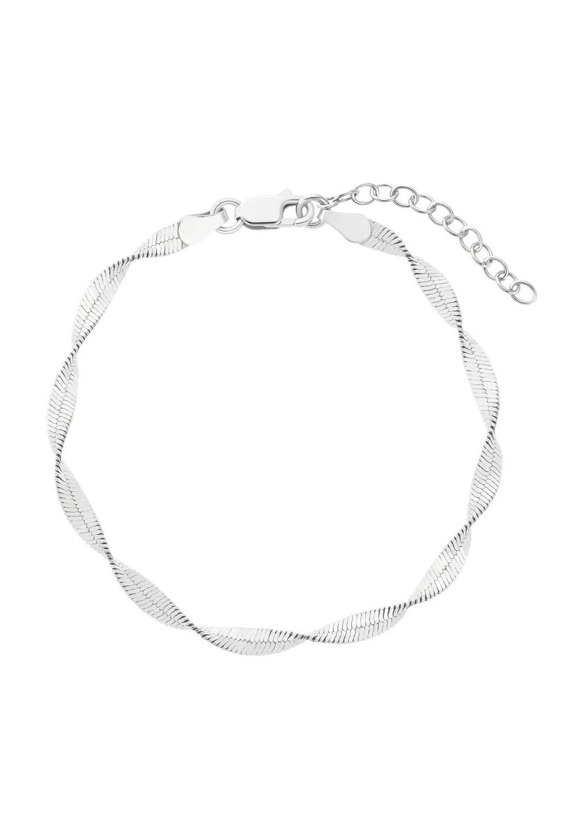 Gedrehtes Fischgräten-Gliederketten Armband