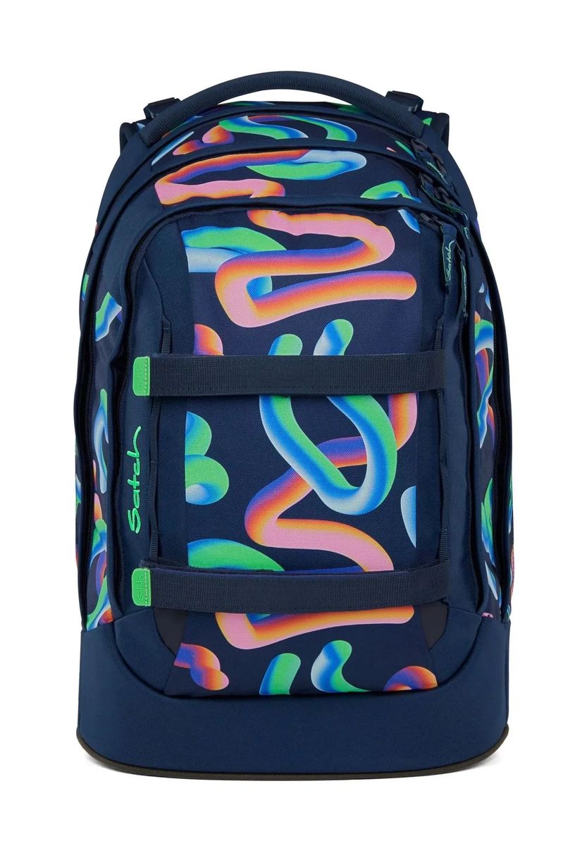 Ergonomischer Schulrucksack mit abstraktem Muster