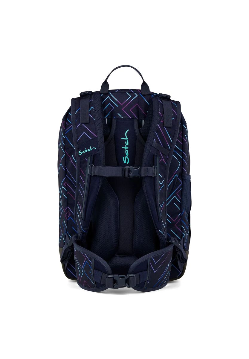 Ergonomischer Laptop-Rucksack mit abstraktem Print