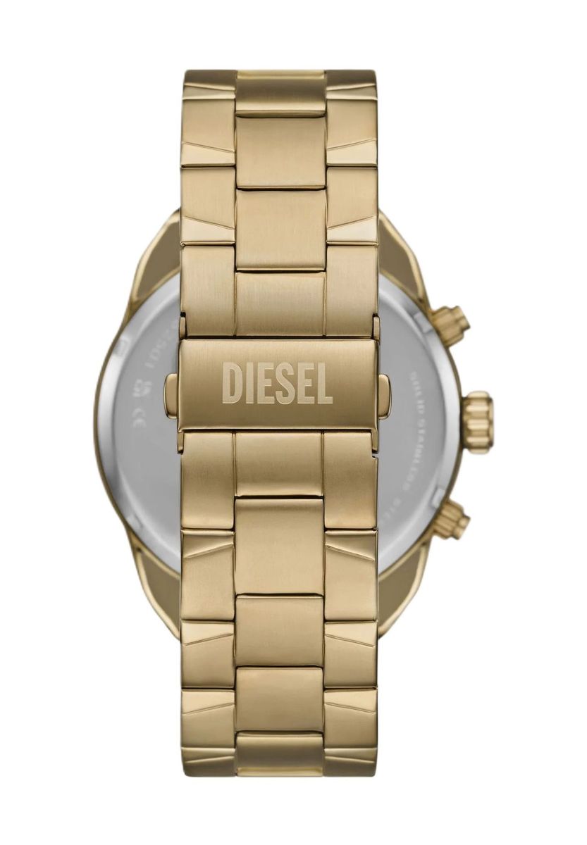 Herren Chronograph Uhr aus goldfarbenem Edelstahl