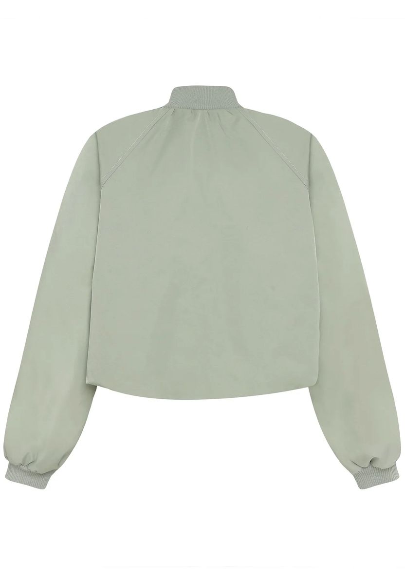 Oversized Bomberjacke in Crop-Optik