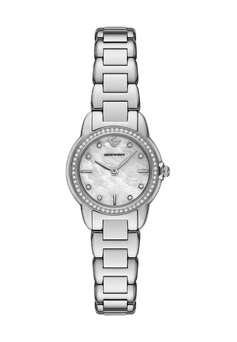 Elegante Silberfarbene Damen-Armbanduhr