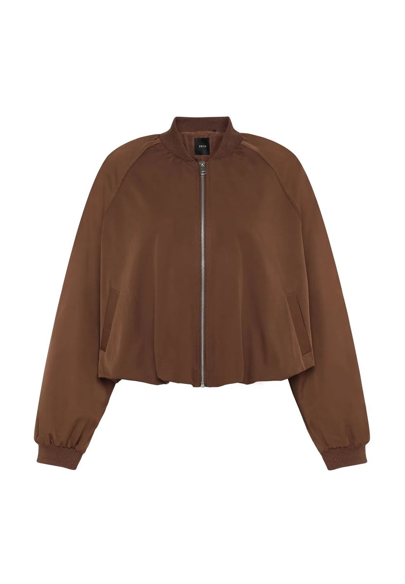 Oversized Cropped Bomberjacke