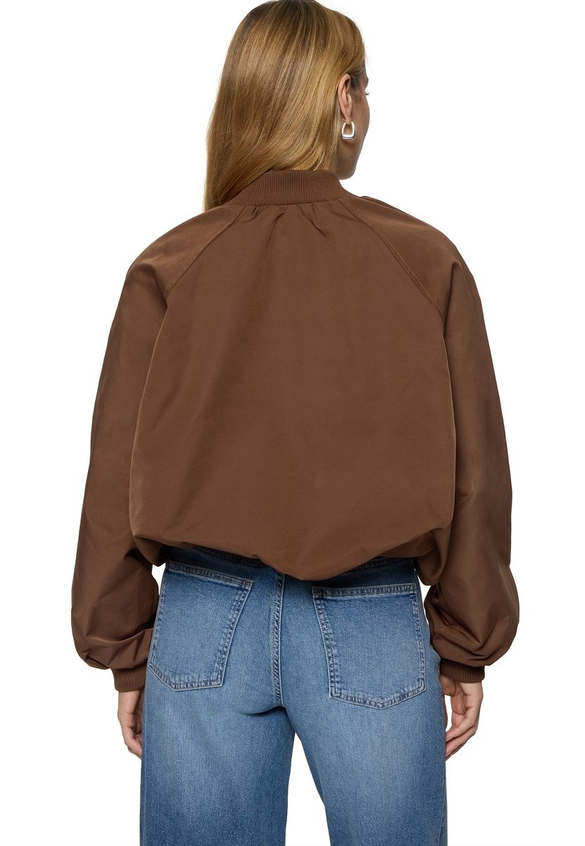 Oversized Cropped Bomberjacke