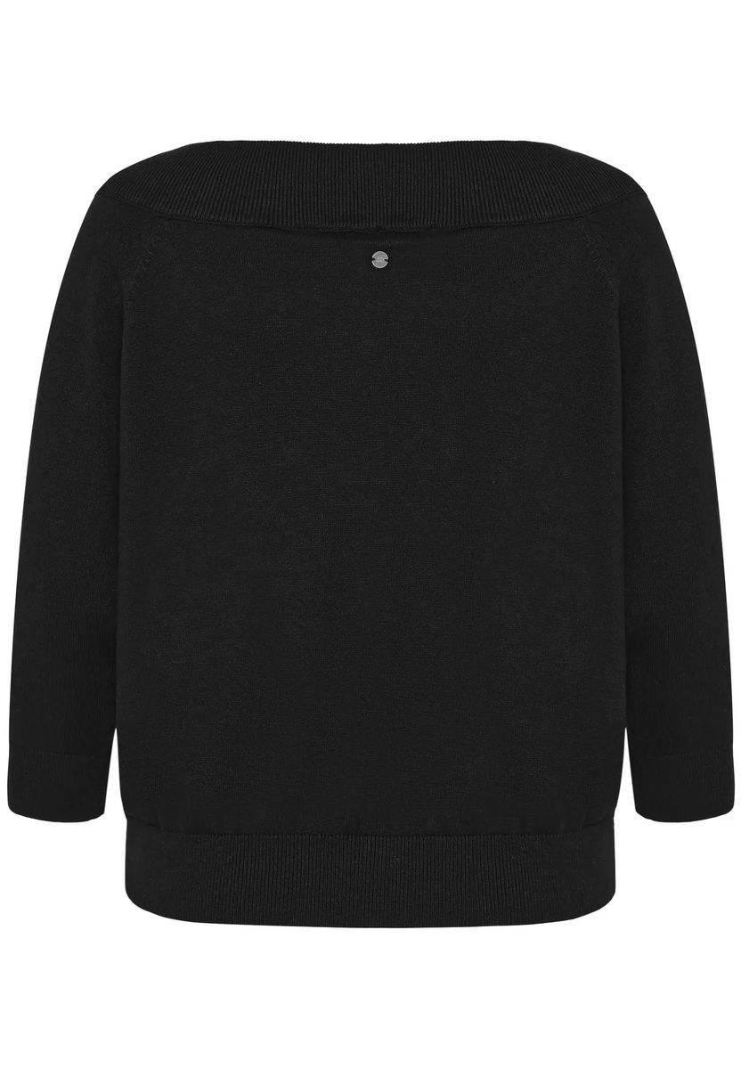 Eleganter Carmen-Strickpullover