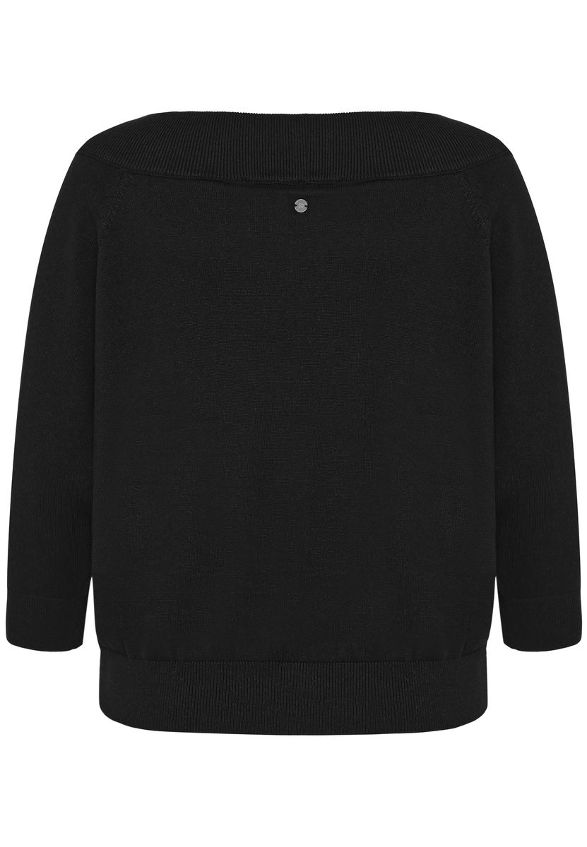 Eleganter Carmen-Strickpullover