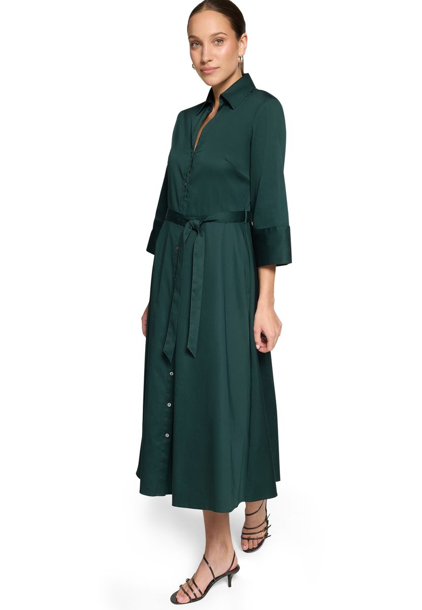 Klassisches Midi-Hemdblusenkleid