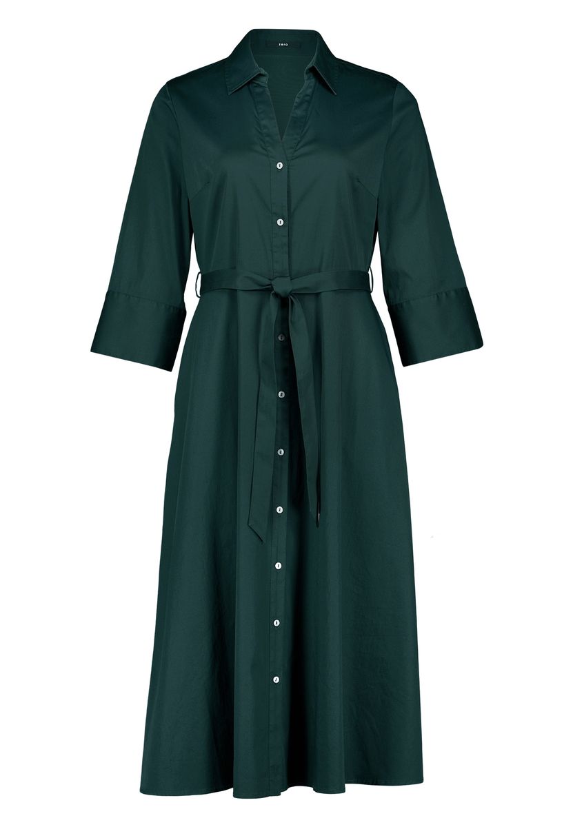 Klassisches Midi-Hemdblusenkleid