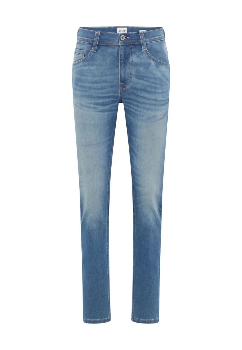 Schmale Jeans in Used-Optik