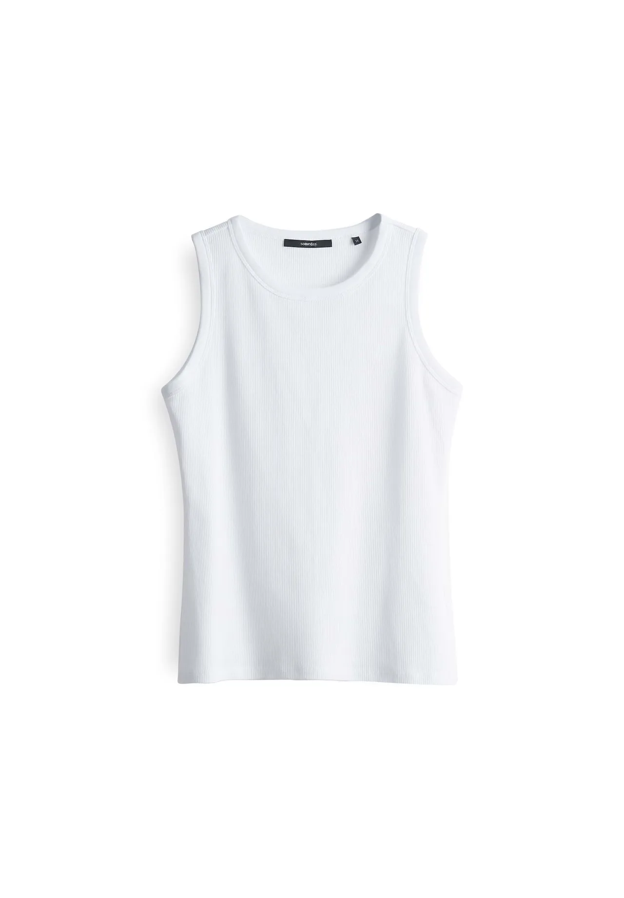 Geripptes Baumwoll Tank-Top