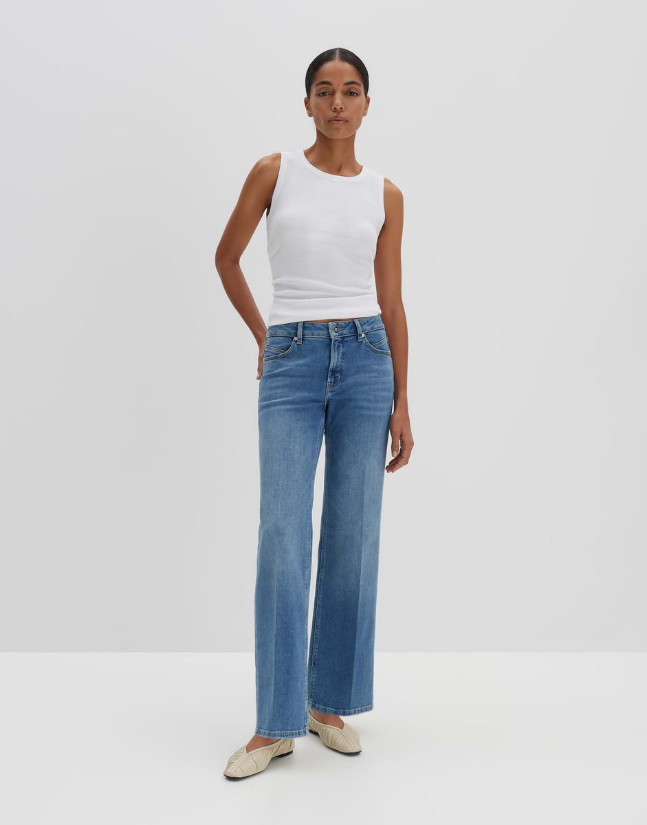 Geripptes Baumwoll Tank-Top