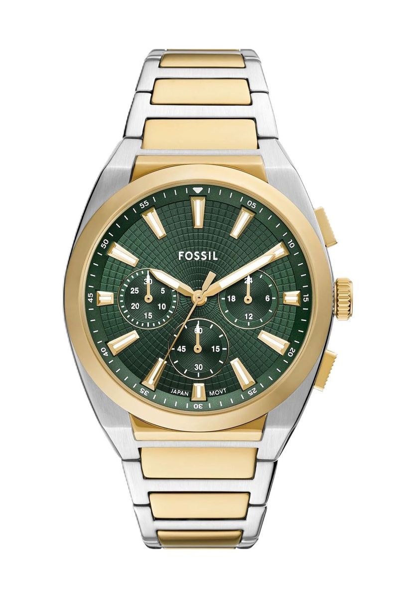 Bicolor Edelstahl Chronograph Uhr