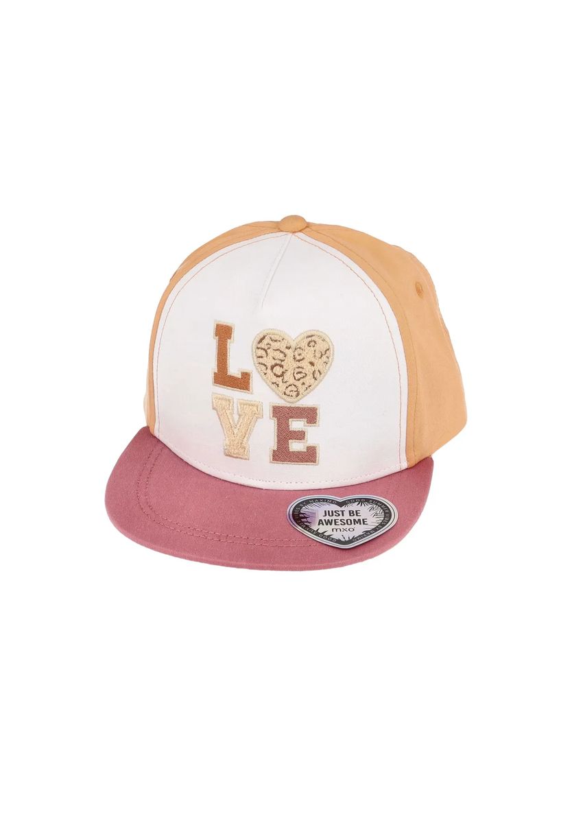 Snapback Cap mit Love-Herz-Grafik