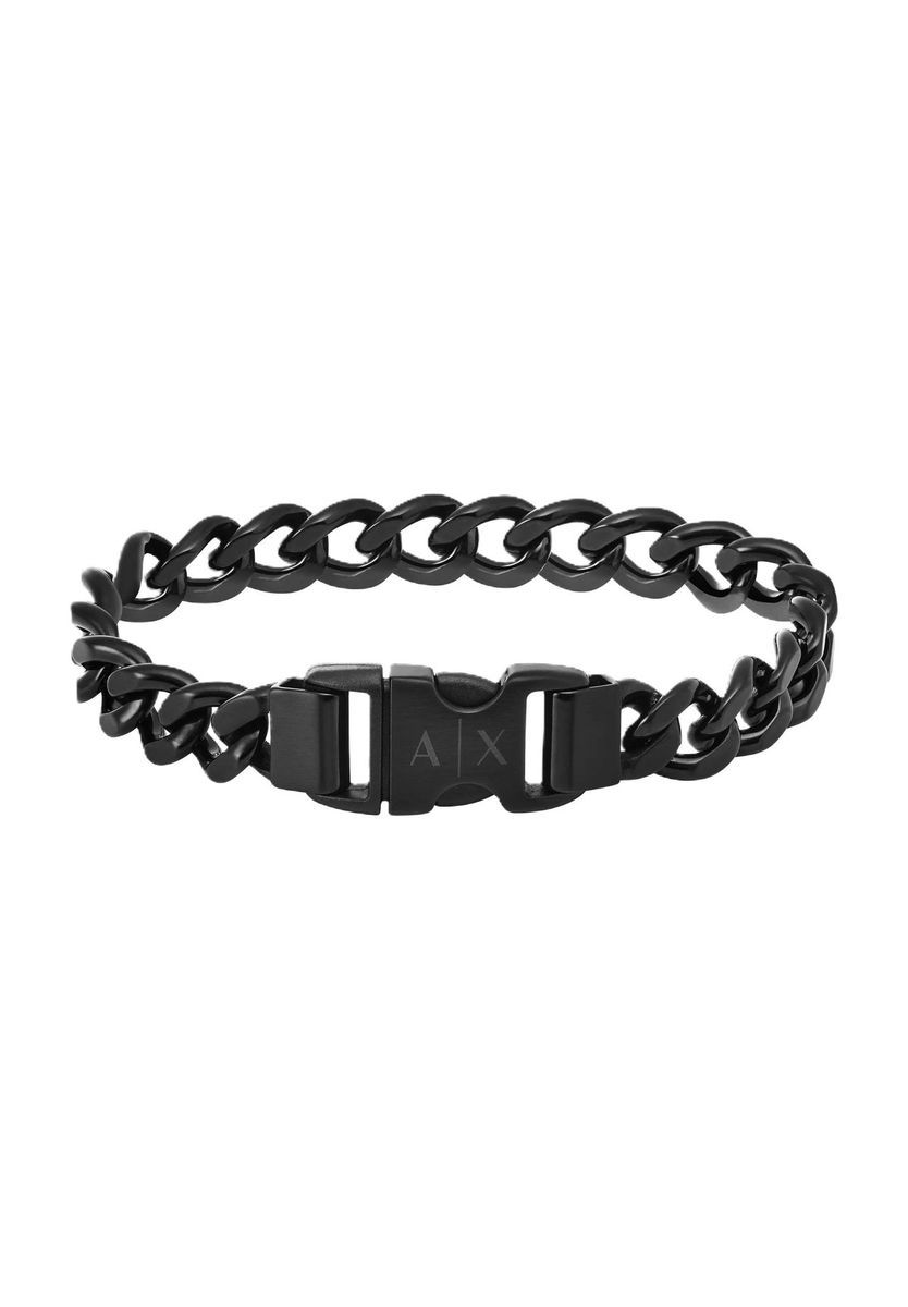 Herren schwarzes Kettenarmband