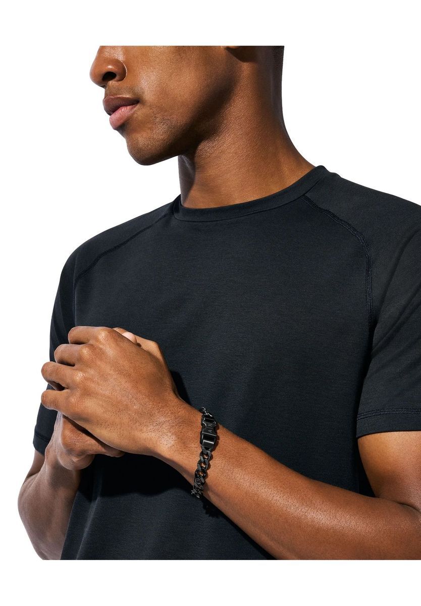 Herren schwarzes Kettenarmband