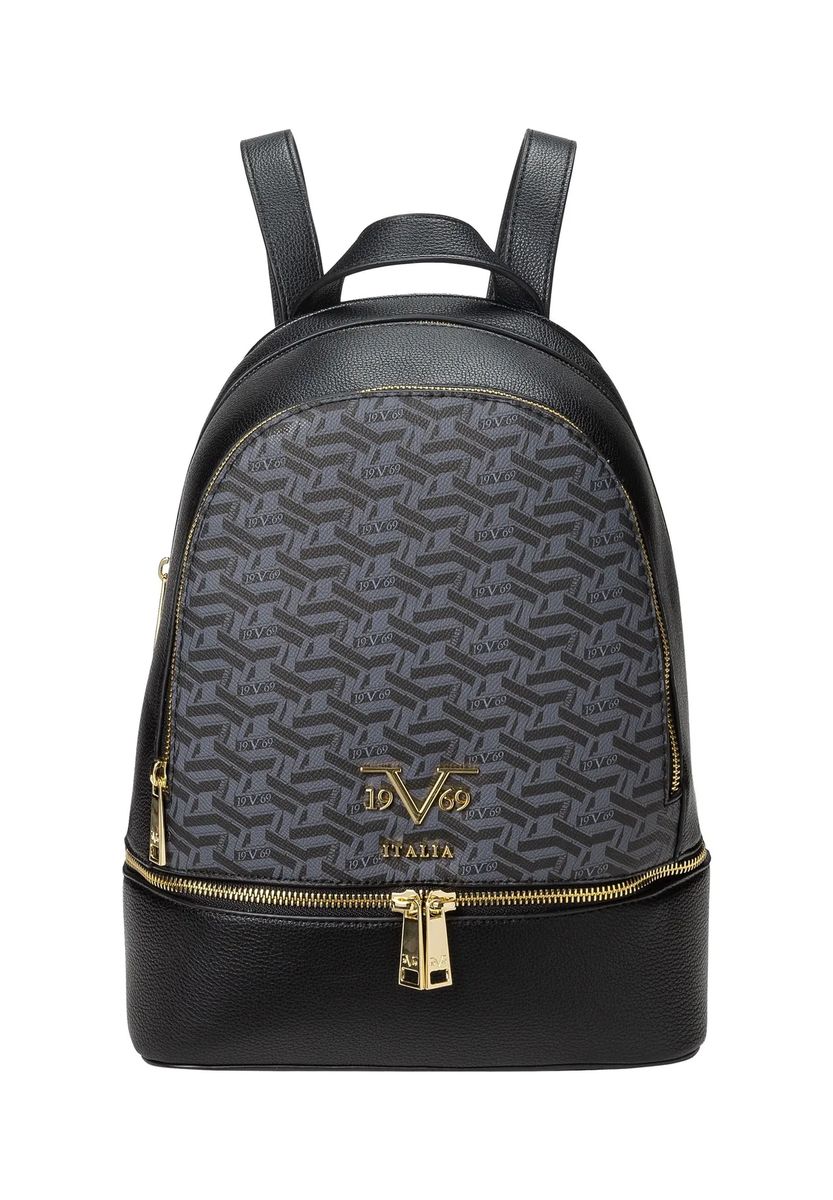 Rucksack mit geometrischem Monogramm-Print