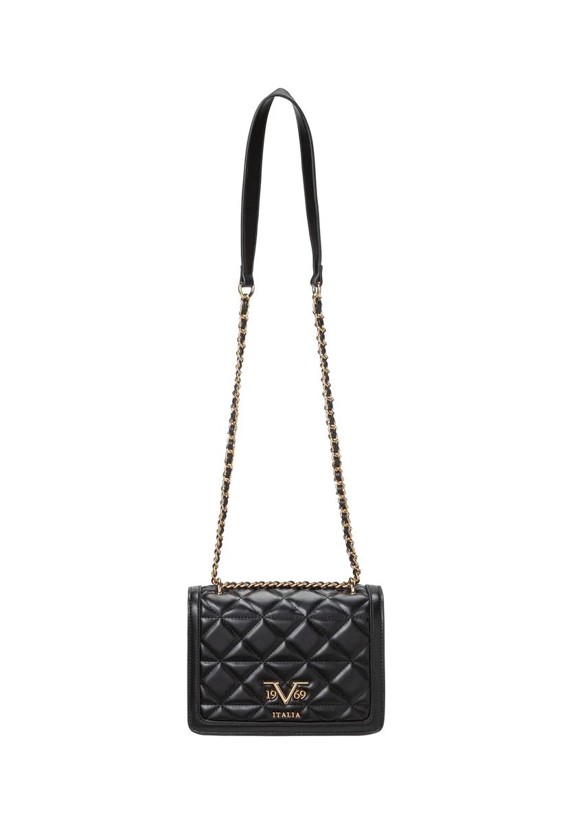 Gesteppte Handtasche mit Kettenriemen