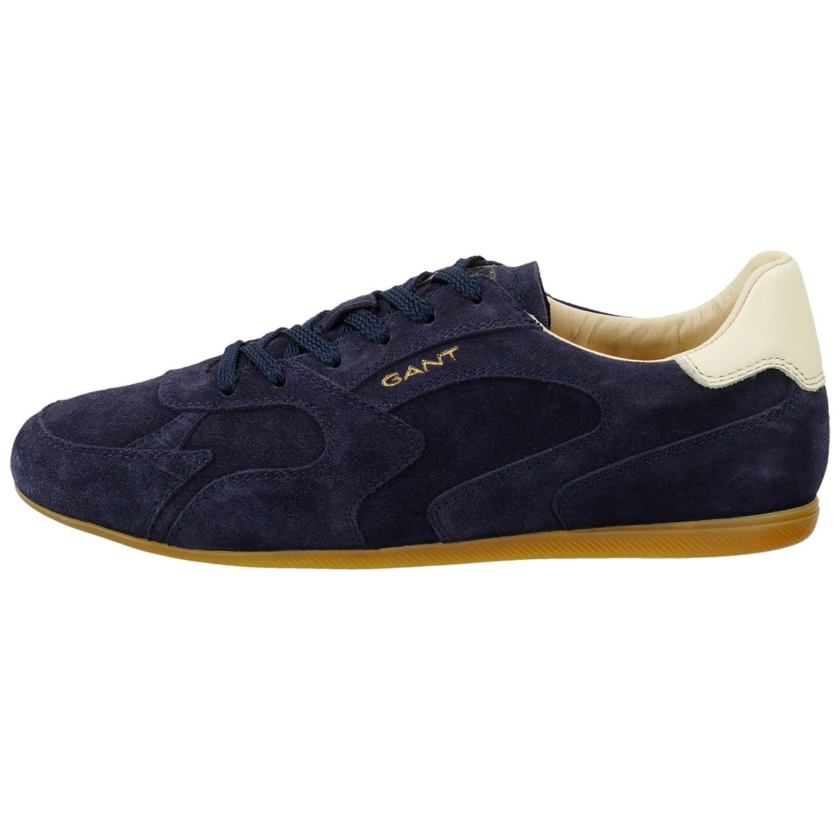 Wildleder-Schnürschuhe im Retro-Stil