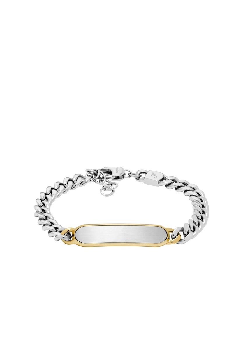 Herren Zweifarbige Edelstahl Armband