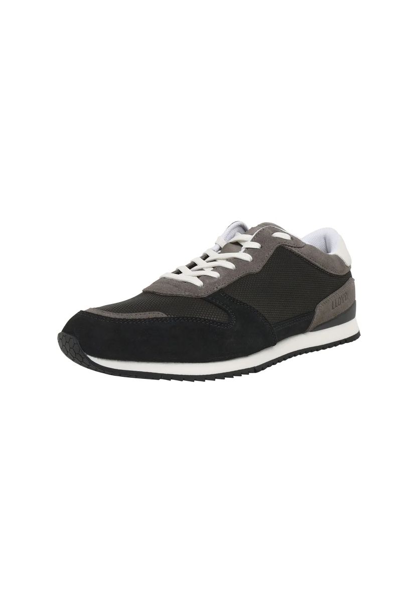 Low-Top-Sneaker aus Materialmix