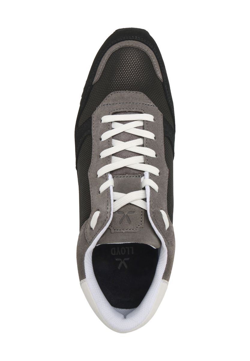 Low-Top-Sneaker aus Materialmix