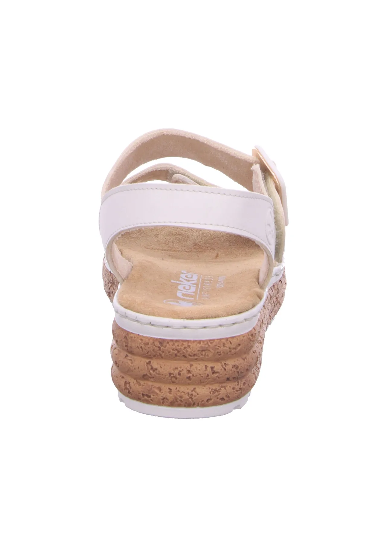 Verstellbare Riemchensandalen mit Plateausohle