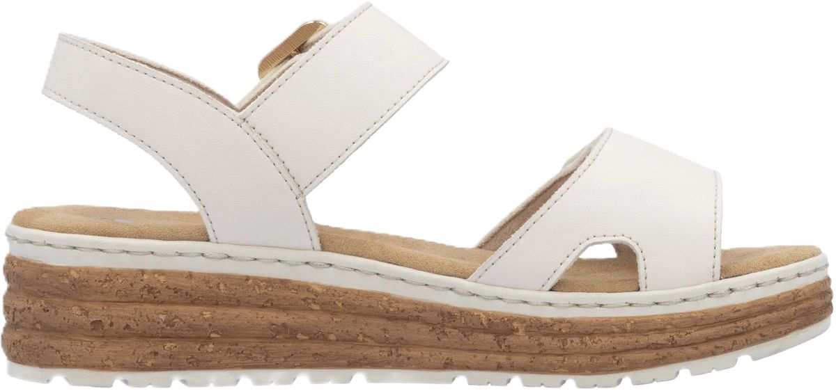 Komfort-Riemchensandalen mit Keilabsatz