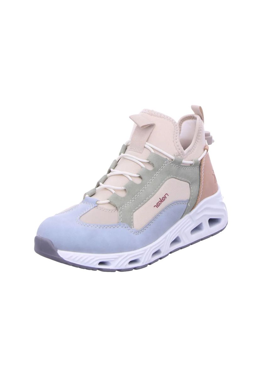 Mehrfarbiger Pastell Sport-Sneaker
