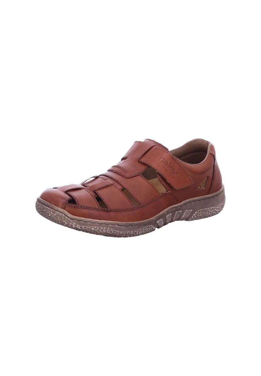 Leder Fischer-Sandalen mit Klettverschluss