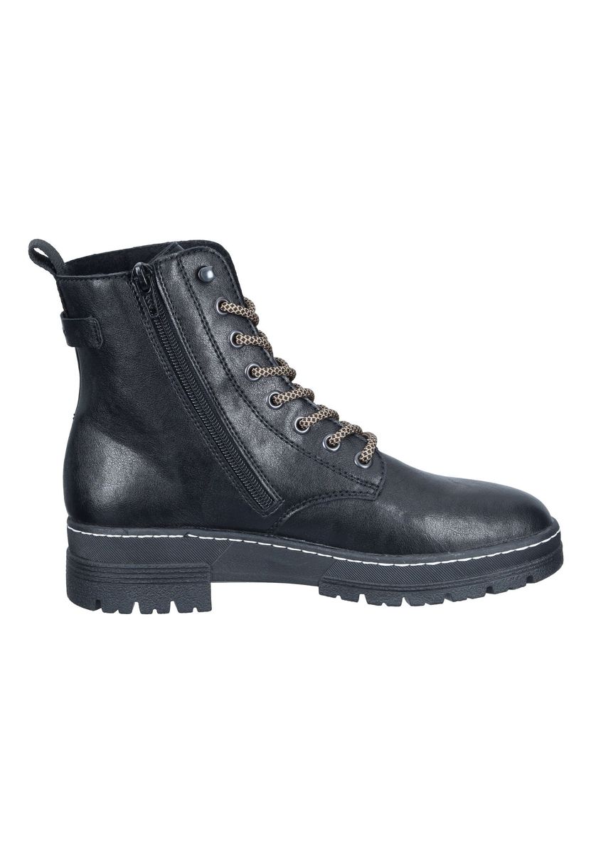Robuste Schnürstiefeletten mit Profilsohle