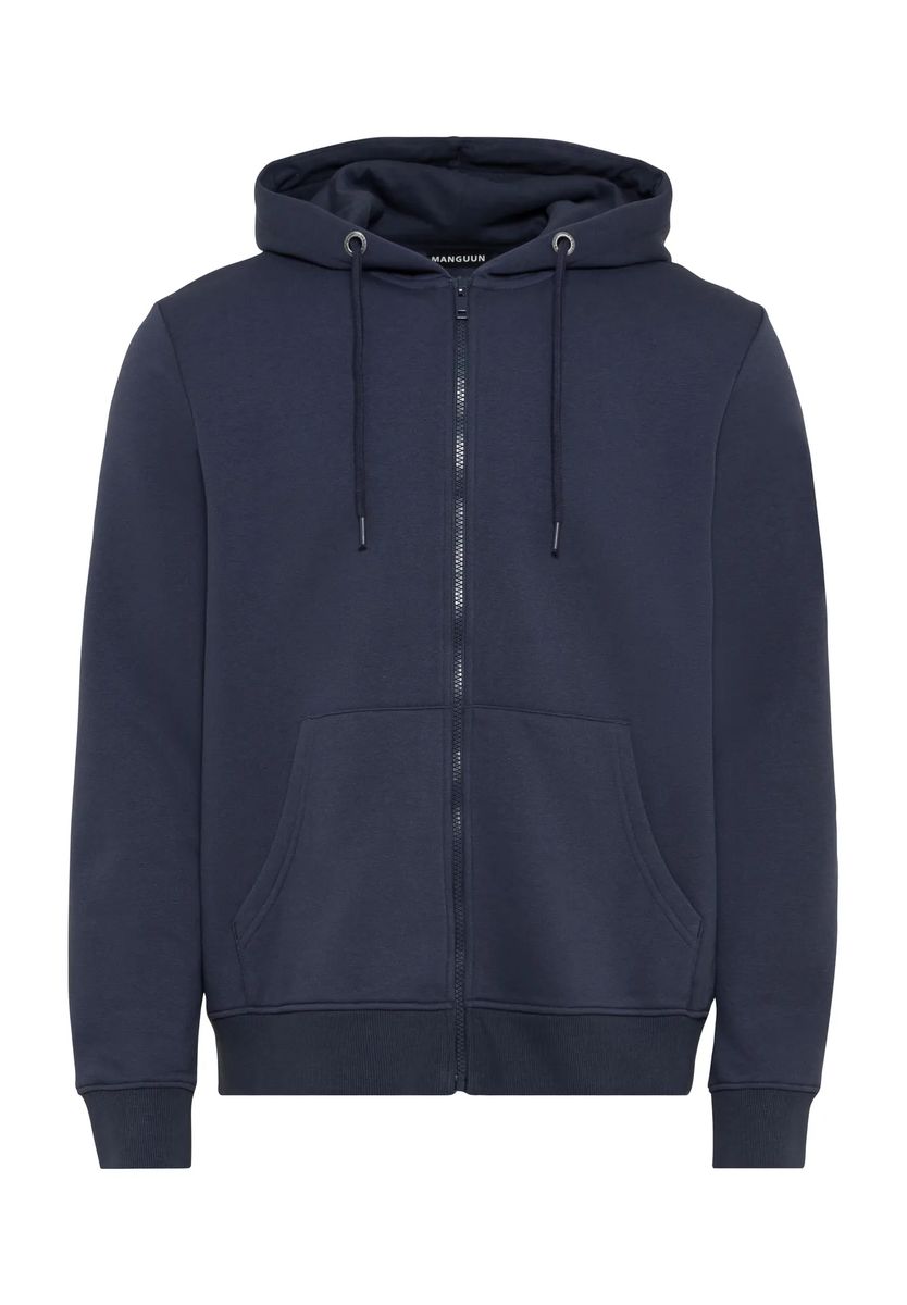 Klassische Sweatjacke mit Kapuze