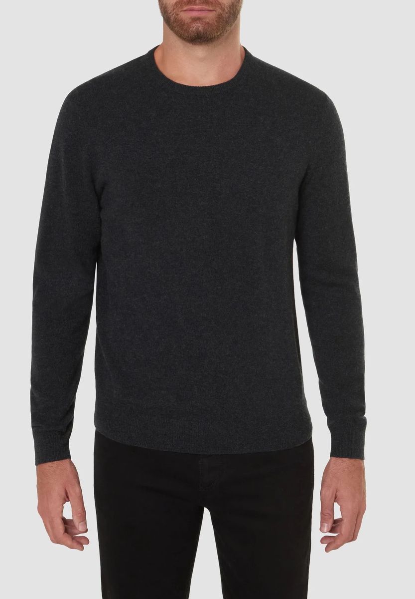 Hochwertiger Kaschmirpullover mit Rundhals