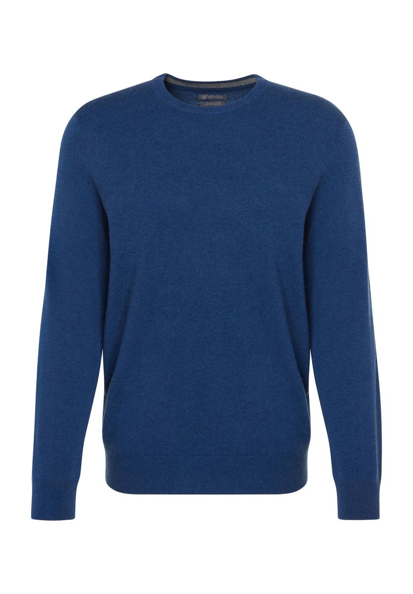 Luxuriöser Seide-Kaschmir Rundhals-Pullover