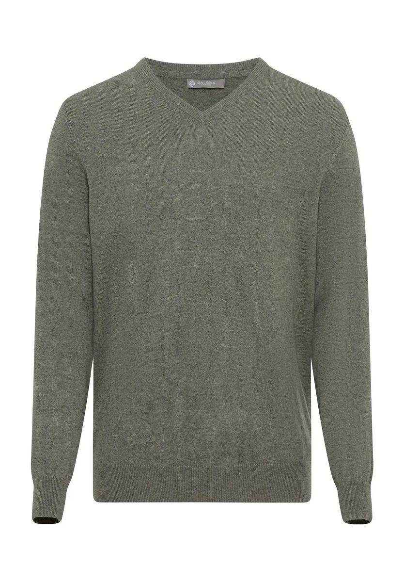 Zeitloses V-Neck aus reinem Kaschmir