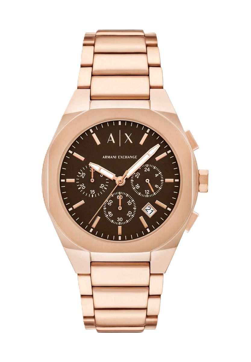 Roségoldener Chronograph für Herren