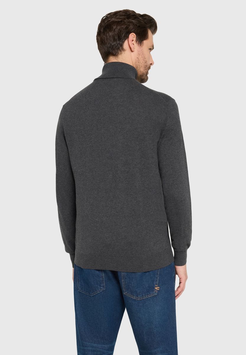 Klassischer Rollkragenpullover aus Baumwolle