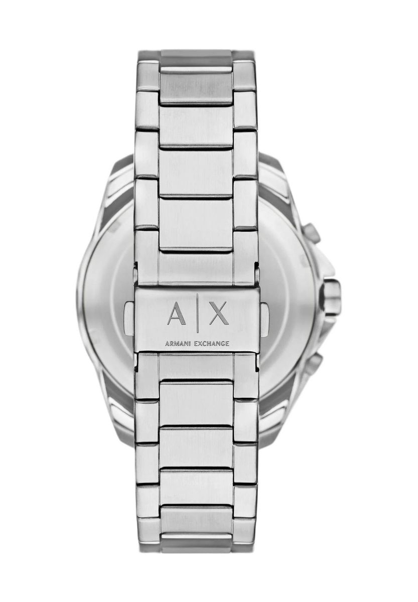 Moderner silberfarbener Chronograph