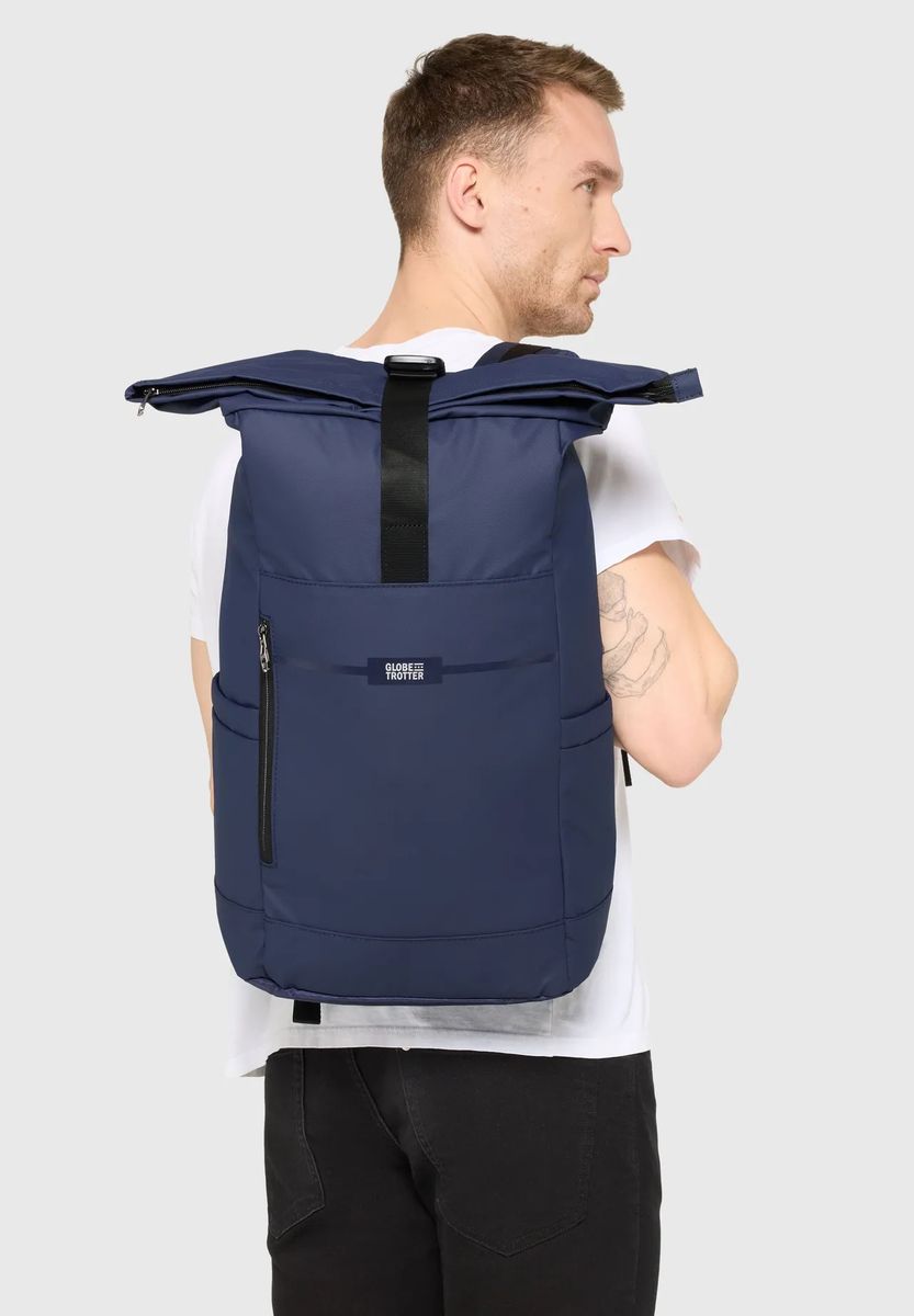 Moderner Rolltop Pendler-Rucksack