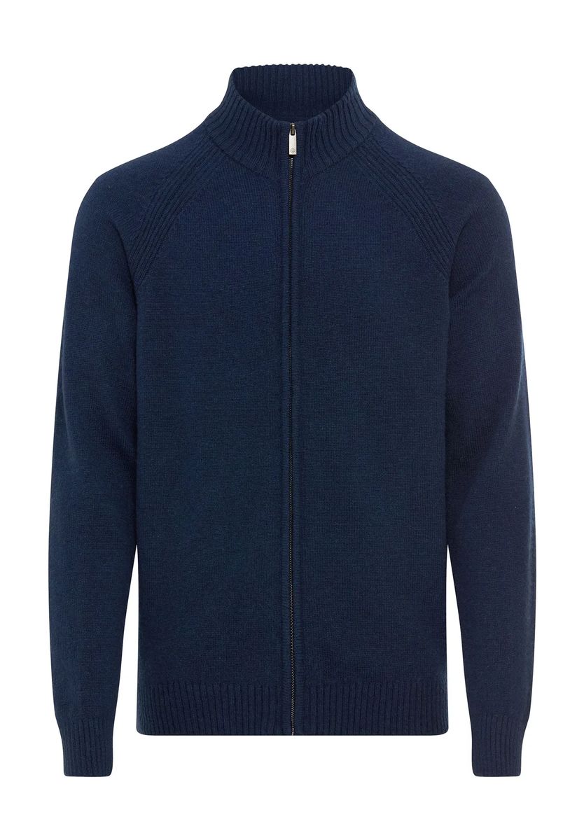 Zip-Strickjacke mit Raglan-Ärmeln