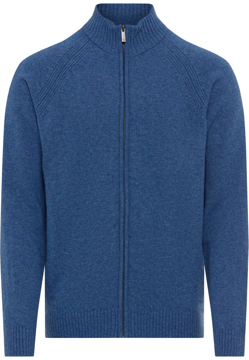Lammwoll-Strickjacke mit Raglanärmeln