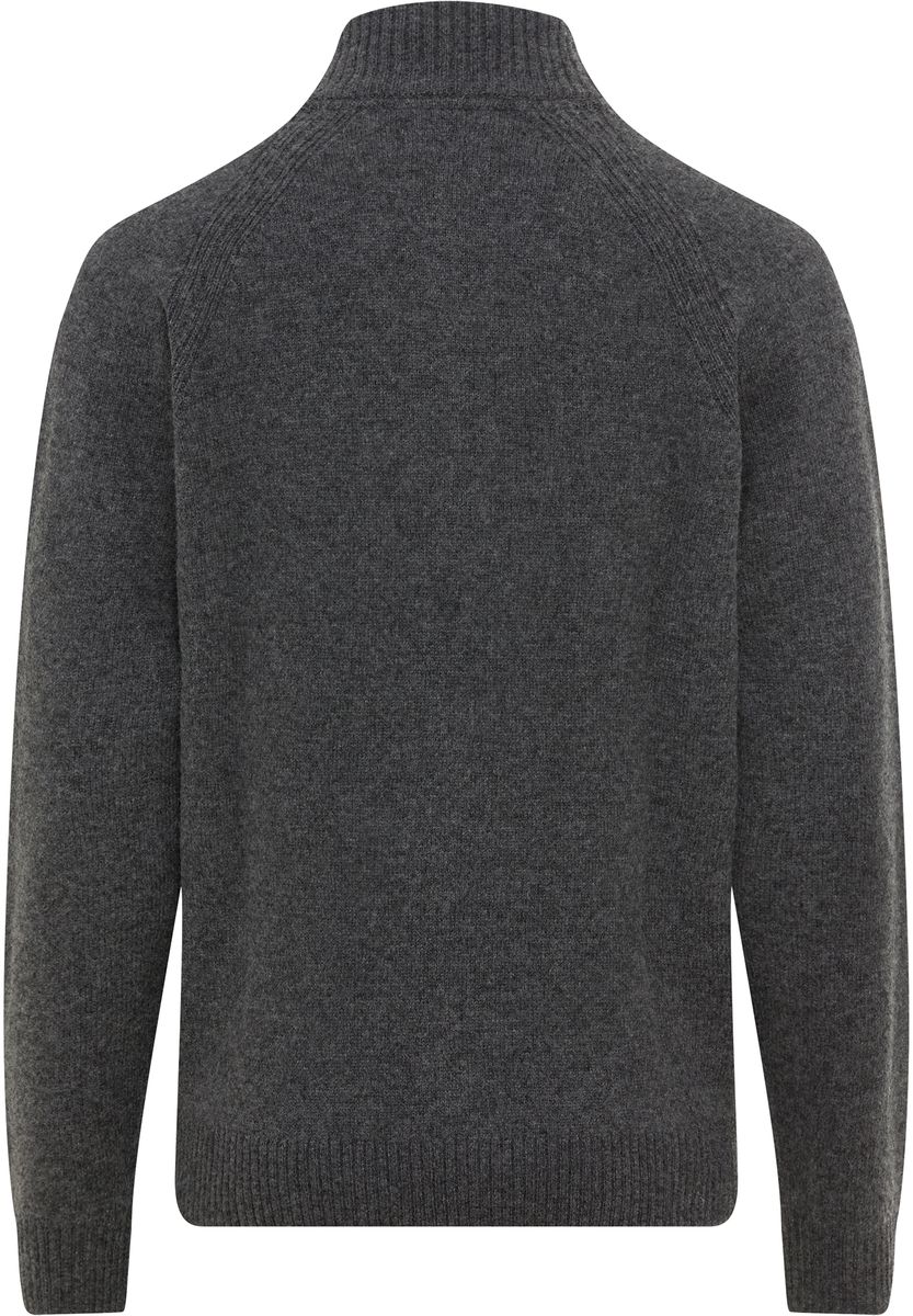 Strickjacke aus Lammwolle mit Raglanärmeln