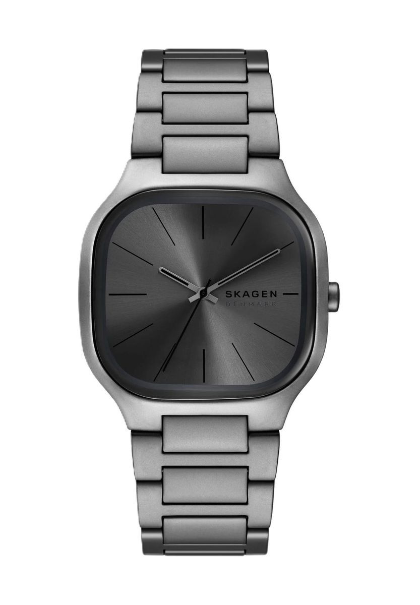 Skagen Minimalistische Graues Zifferblatt Armbanduhr