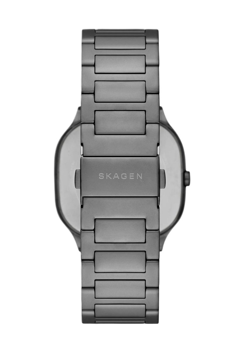 Skagen Minimalistische Graues Zifferblatt Armbanduhr