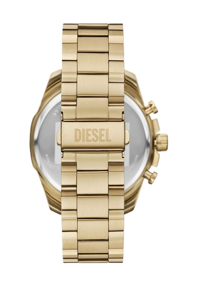 Goldene Edelstahl Chronograph Uhr