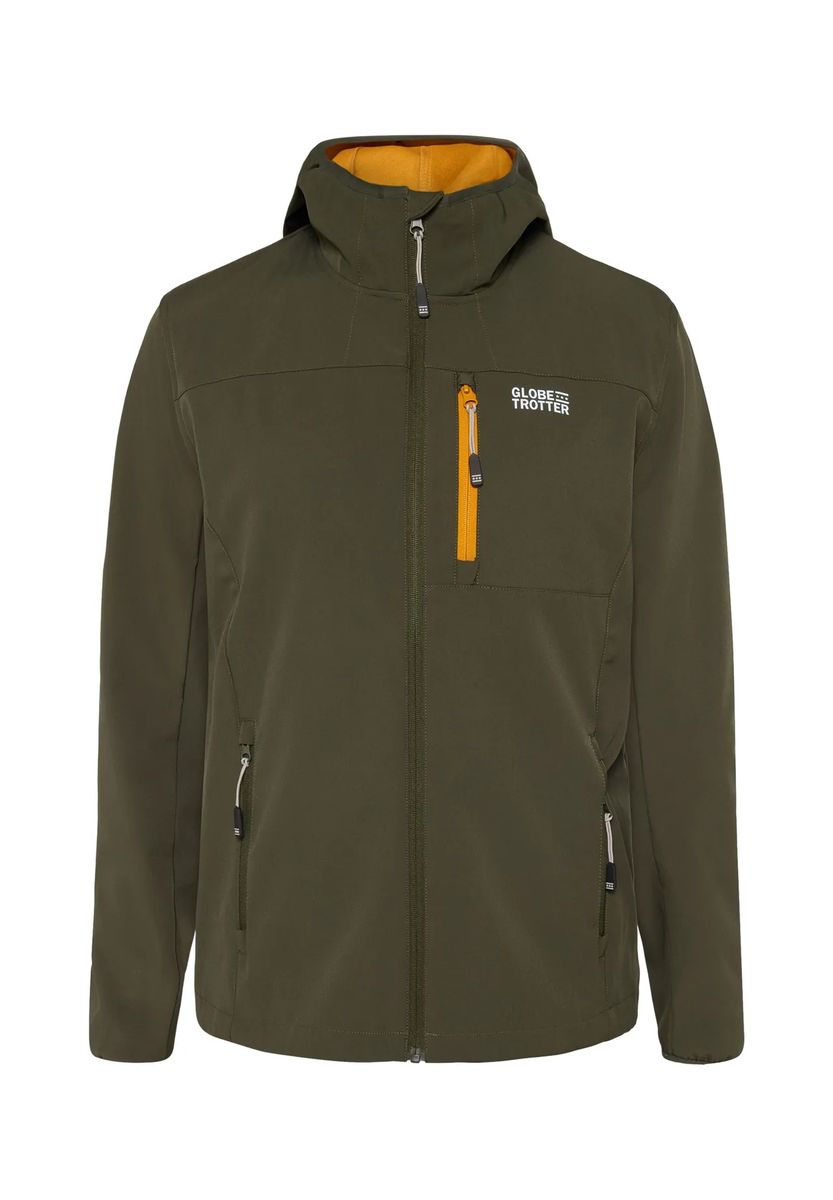 Funktionale Softshelljacke mit Kapuze