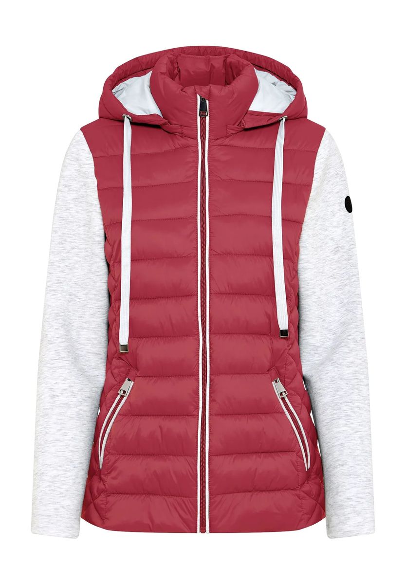 Hybrid-Steppjacke mit Kapuze